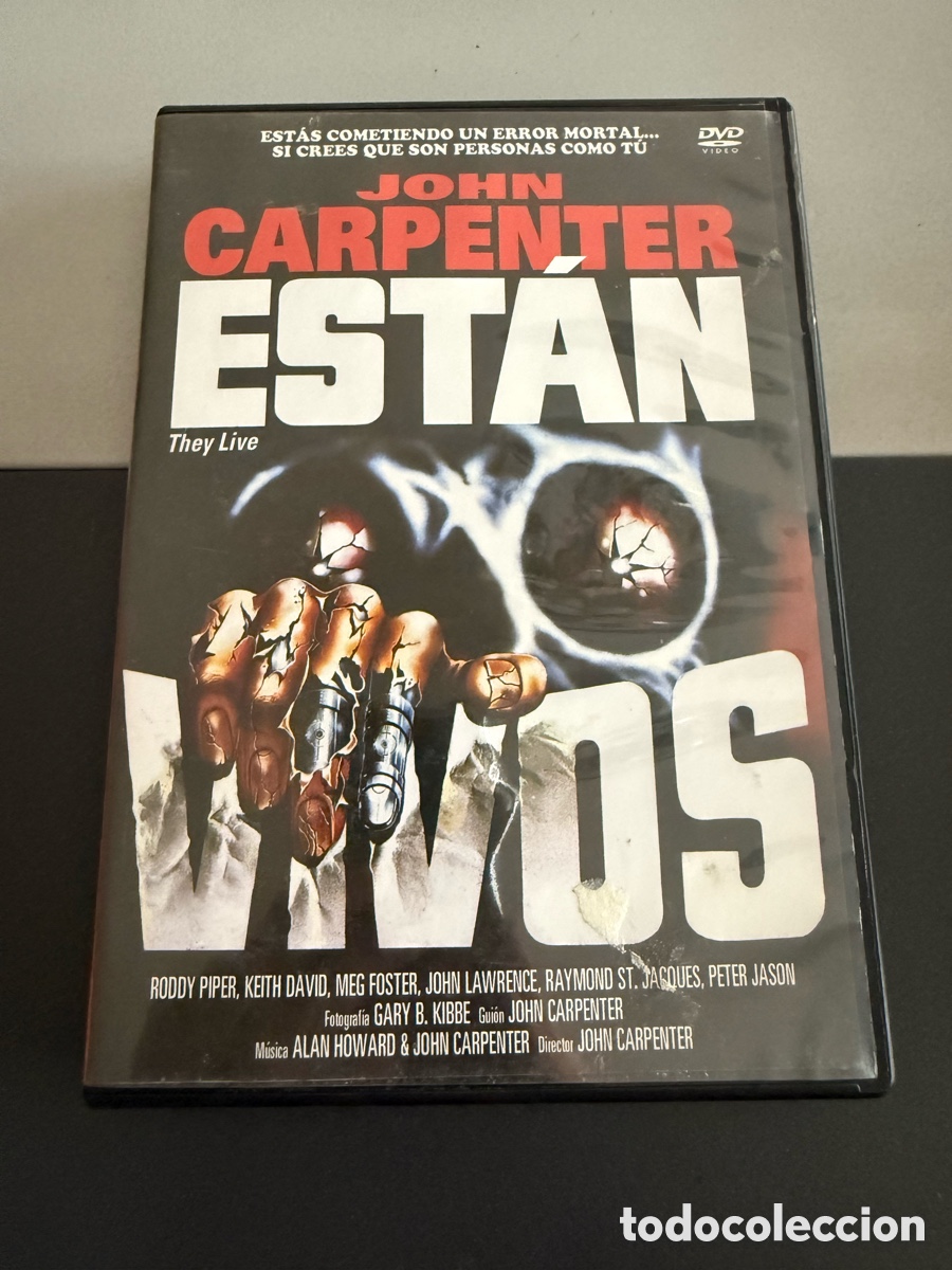 Cine: DVD. EST&Aacute;N VIVOS. JOHN CARPENTER. 1988