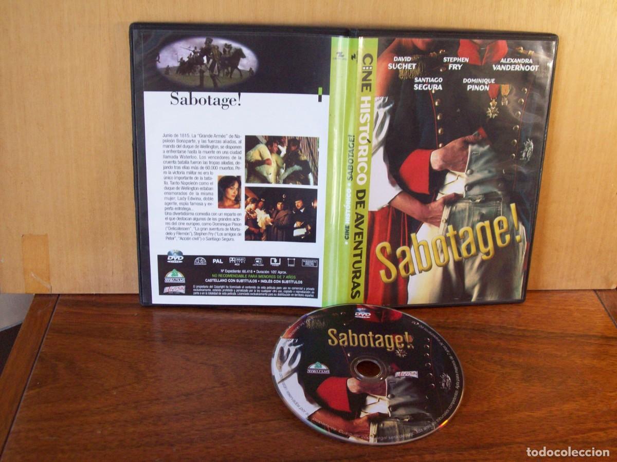 Kino: SABOTAGE - DAVID SUCHET - STEPHEN FRY - SANTIAGO SEGURA - DOMINIQUE PINON - DVD CAJA FINA
