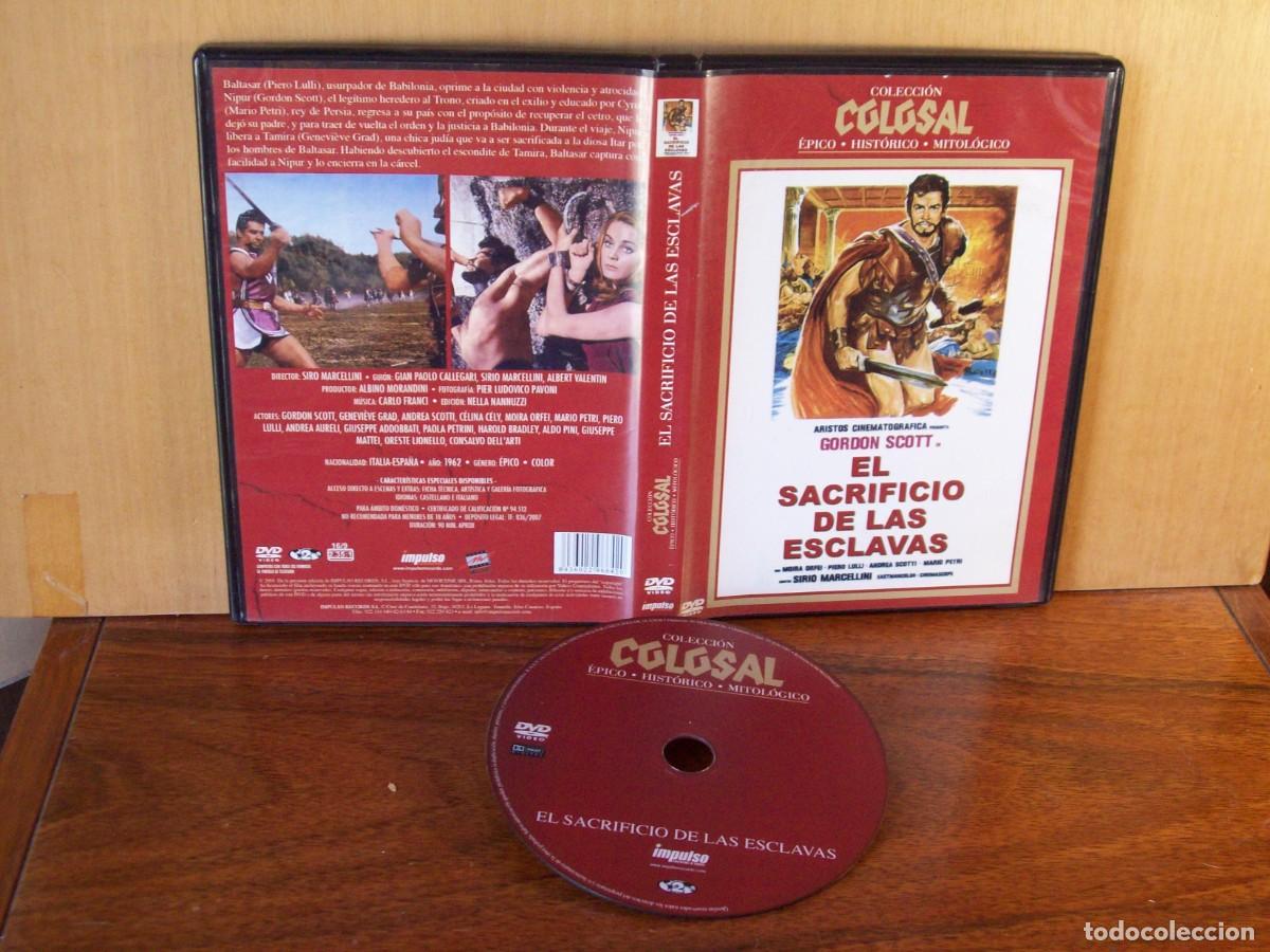 Cine: EL SACRIFICIO DE LAS ESCLAVAS - GORDON SCOTT - MOIRA ORFEI - PIERO LULLI - ANDREA SCOTTI - DVD