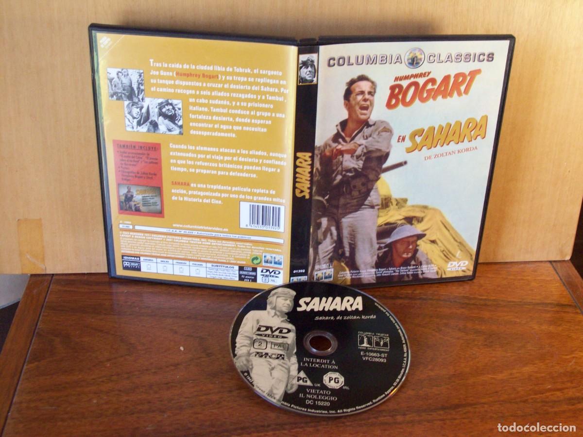 Cine: SAHARA - GUMPHREY BOGART - BRUCE BENNET - J. CARREL NAISH - DVD EN BLANCO Y NEGRO