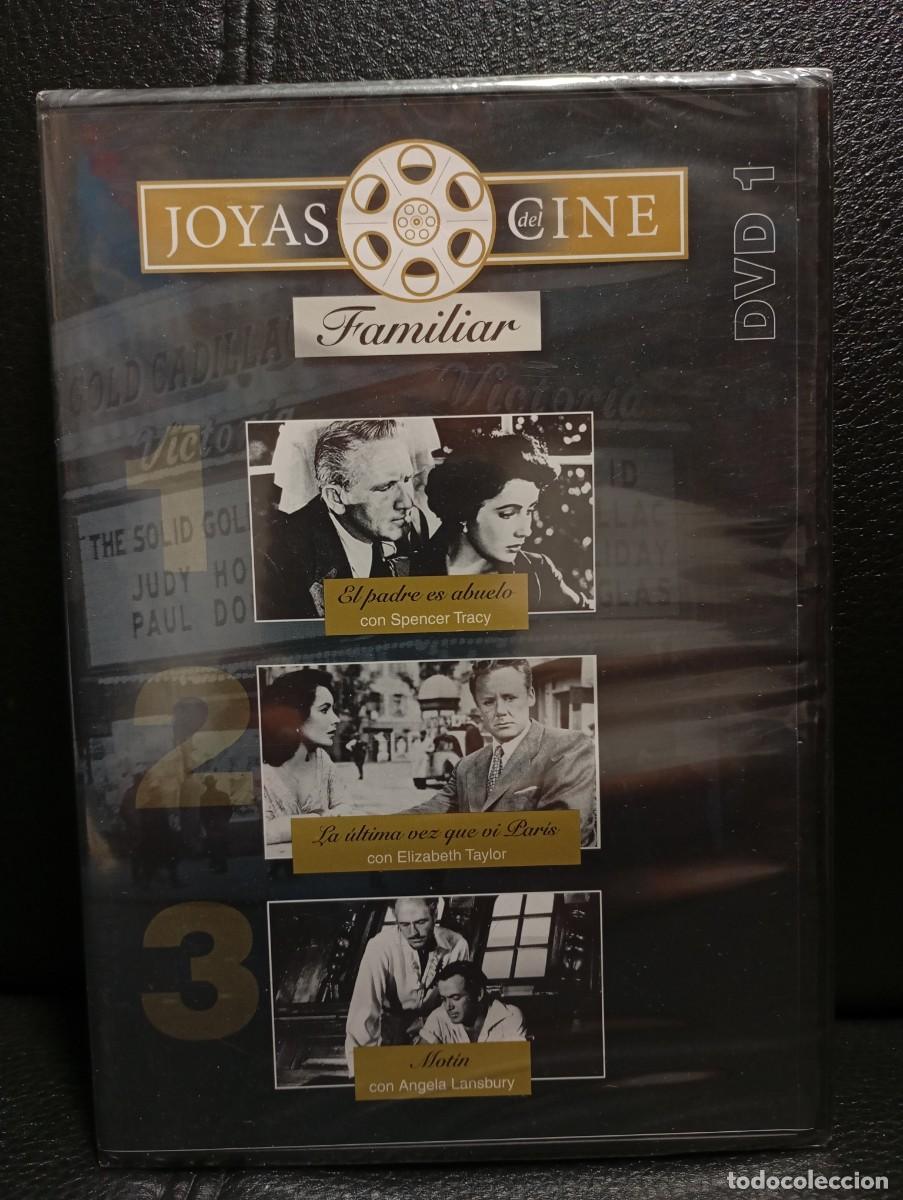 Cine: EL PADRE ES ABUELO - LA ULTIMA VEZ QUE VI PARIS - MOTIN - DVD - SPENCER TRACY - ELIZABETH TAYLOR