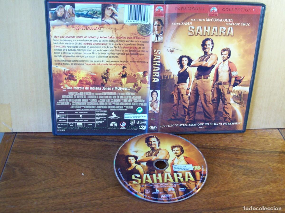 Cine: SAHARA - MATTEHEW McCONAUGHEY - STEVE ZAHN - PENELOPE CRUZ - DVD