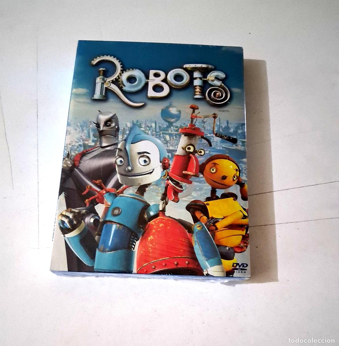 Cine: DVD &rdquo;ROBOTS&rdquo; PRECINTADO SEALED +FUNDA CARTON BLUE SKY CHRIS WEDGE