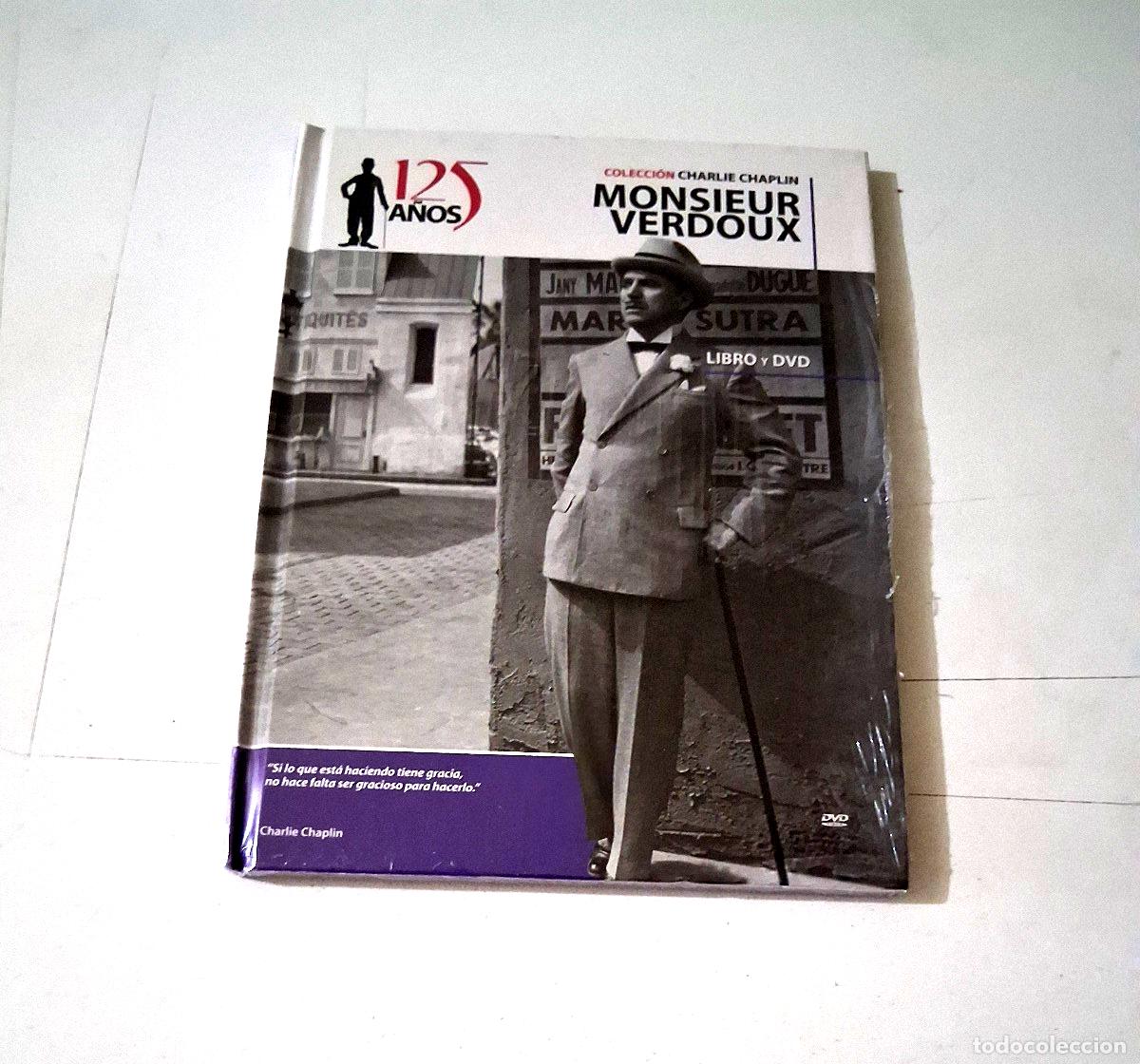Cine: DVD &rdquo;MONSIEUR VERDOUX&rdquo; PRECINTADO SEALED DIGIBOOK +LIBRO CHARLIE CHAPLIN