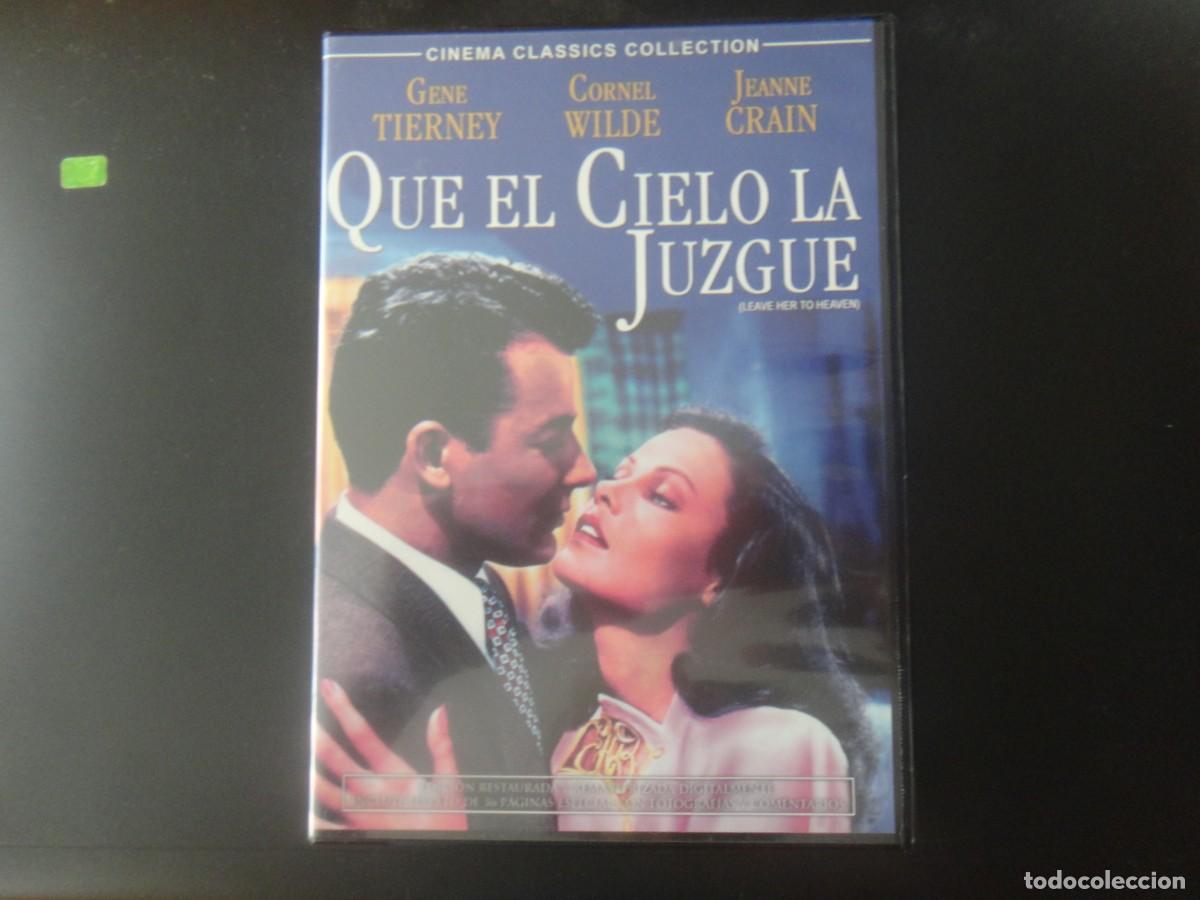 Cine: QUE EL CIELO LA JUZGUE - GENE TIERNEY