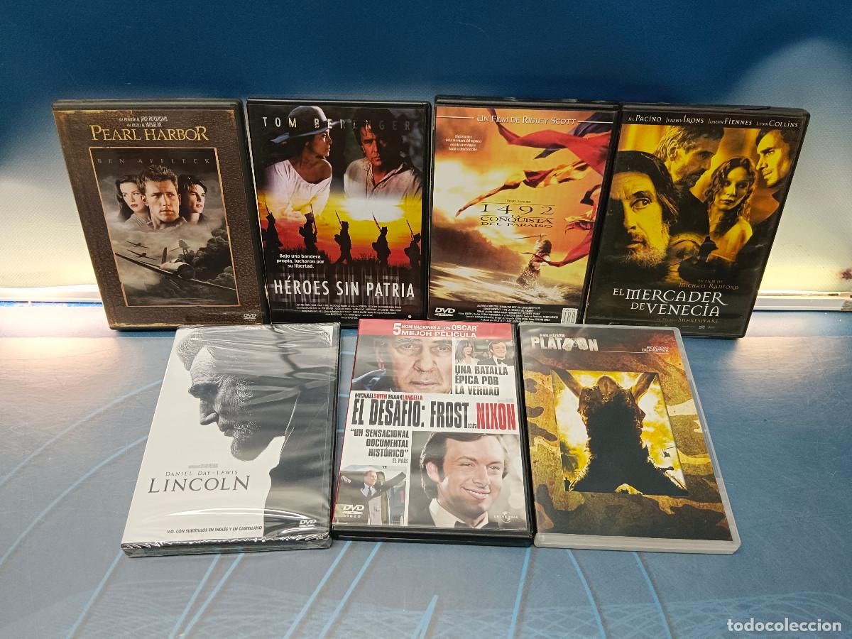 Cine: 7 dvds, peliculas Historicas, buen estado