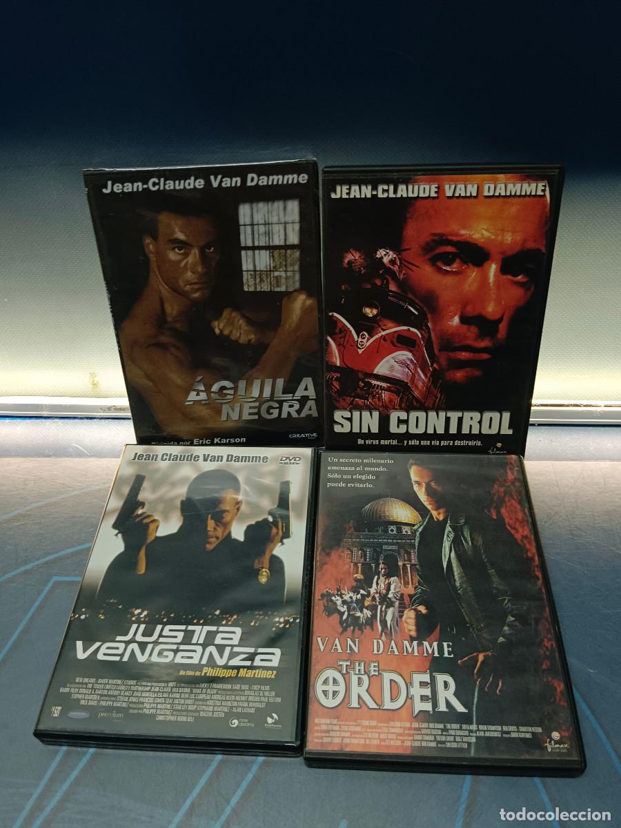 Cine: Lote 4 DVDs , Acci&oacute;n , especial Jean Claude Van damme