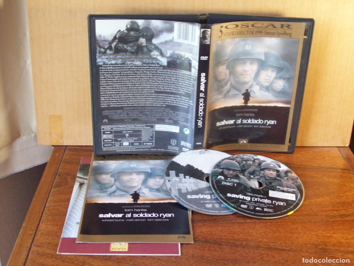 Cine: SALVAR AL SOLDADO RYAN - EDWARD BURNS - MATT DAMON - TOM SIZEMORE - DOBLE DVD