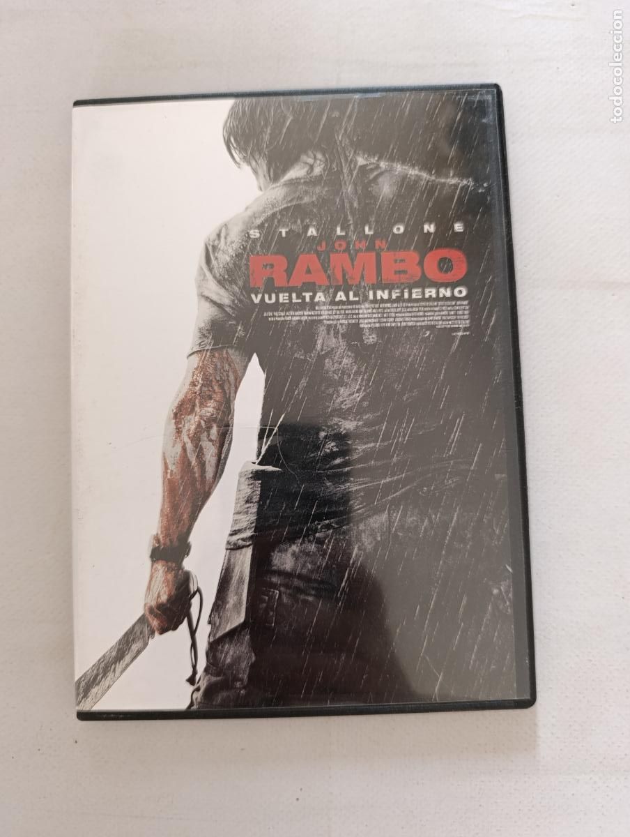 Cinema: DVD JOHN RAMBO - VUELTA AL INFIERNO - STALLONE - CAJA SLIM (233)