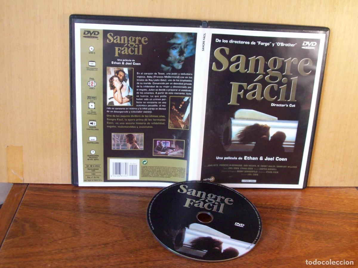 Cinema: SANGRE FACIL - JOHN GETZ - FRANCES McDORMAND - DAN HEDAYA - DVD CAJA FINA