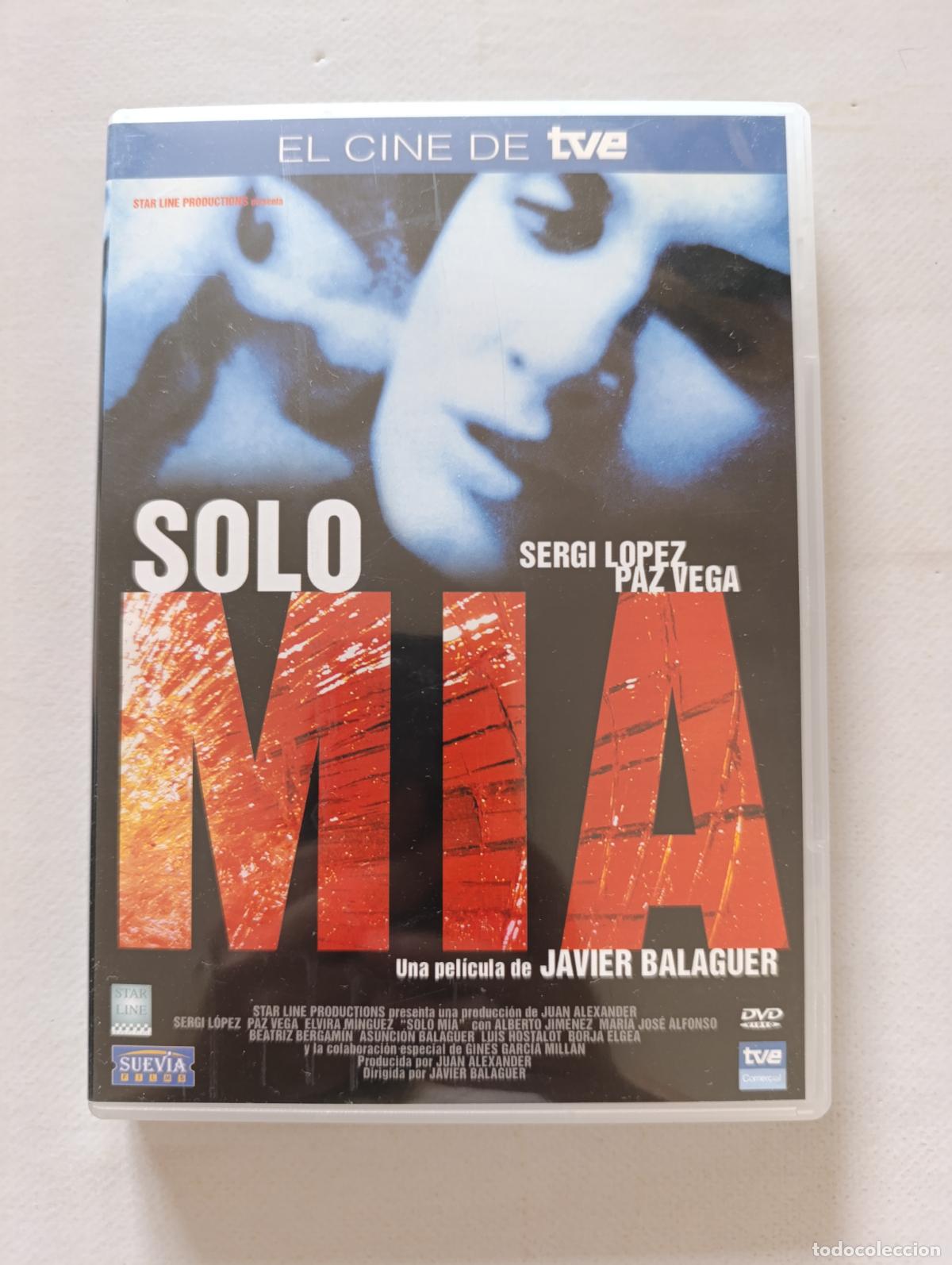 Cinema: DVD SOLO MIA - JAVIER BALAGUER - SERGI LOPEZ, PAZ VEGA (235)