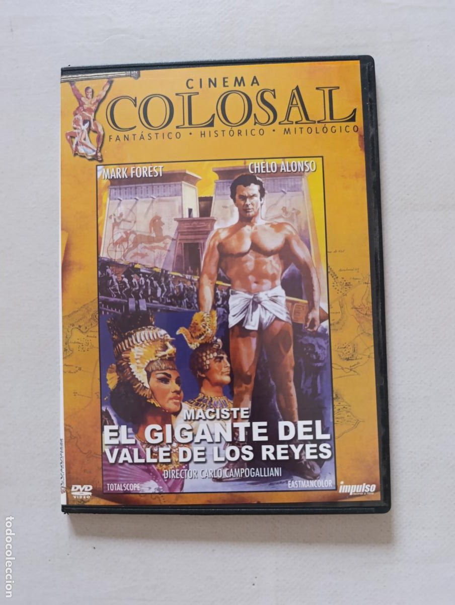 Cinema: DVD EL GIGANTE DEL VALLE DE LOS REYES - MACISTE - CINEMA COLOSAL - CAJA SLIM (235)