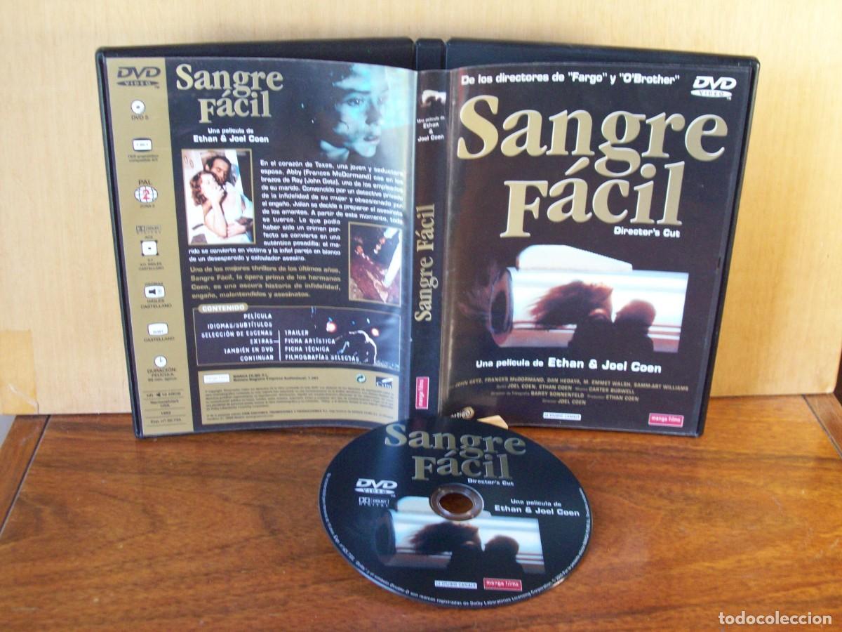 Cinema: SANGRE FACIL - JOHN GETZ - FRANCES McDORMAND - DAN HEDAYA - M. EMMET WALSH - DVD