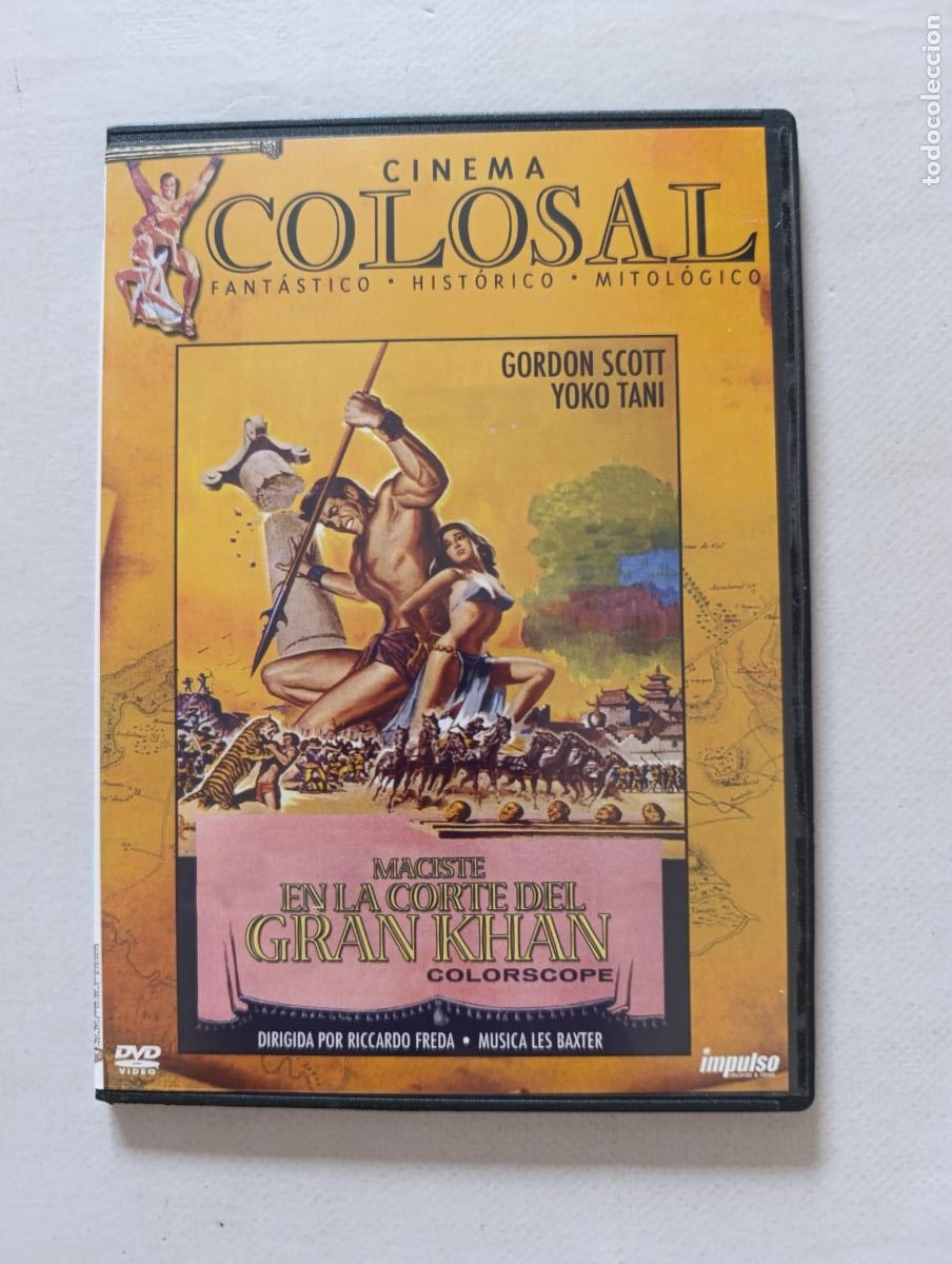 Cine: DVD MACISTE EN LA CORTE DEL GRAN KHAN - CINEMA COLOSAL - CAJA SLIM (236)