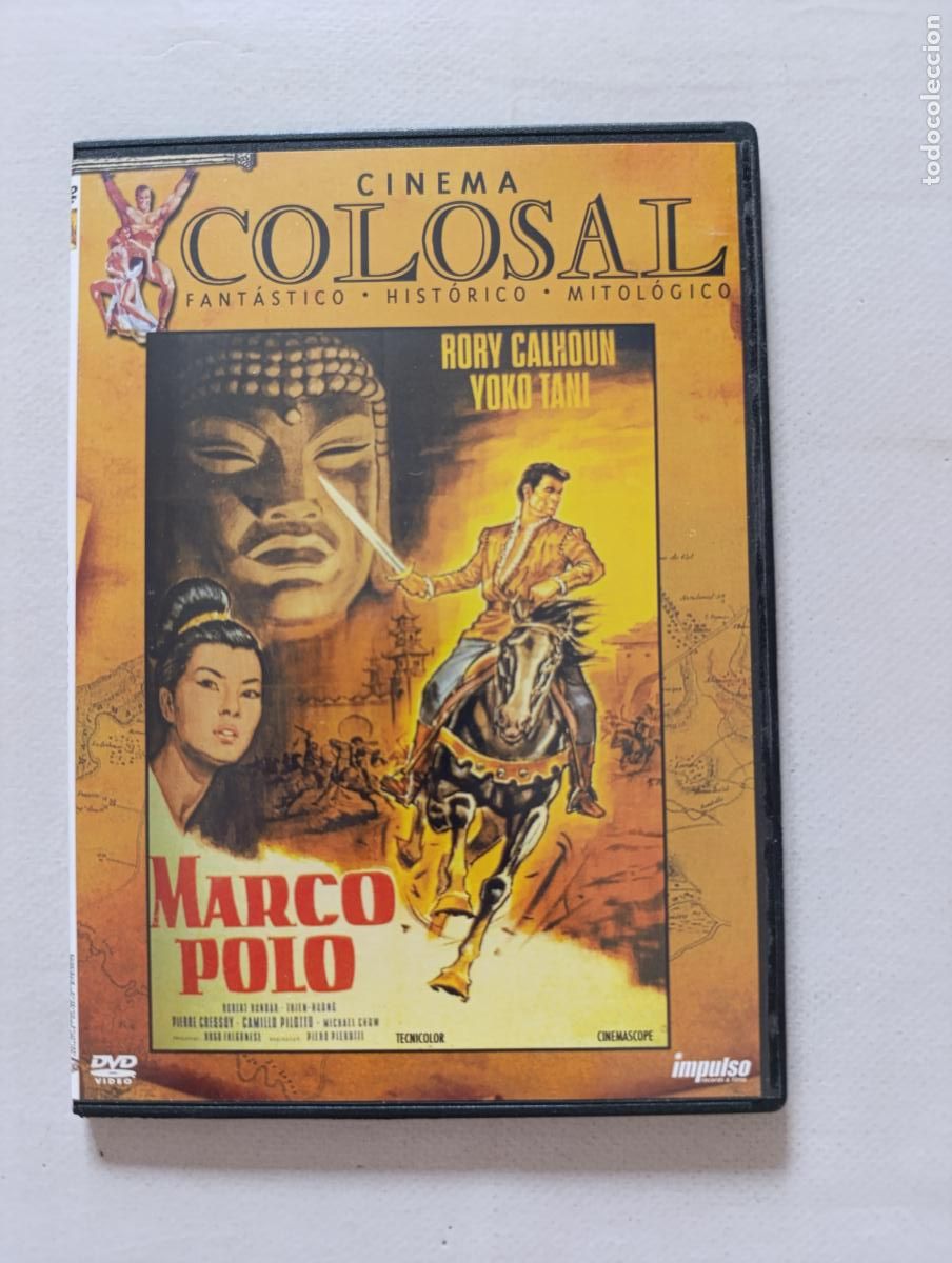 Cine: DVD MARCO POLO - RORY CALHOUN, YOKO TANI - CINEMA COLOSAL - CAJA SLIM (236)