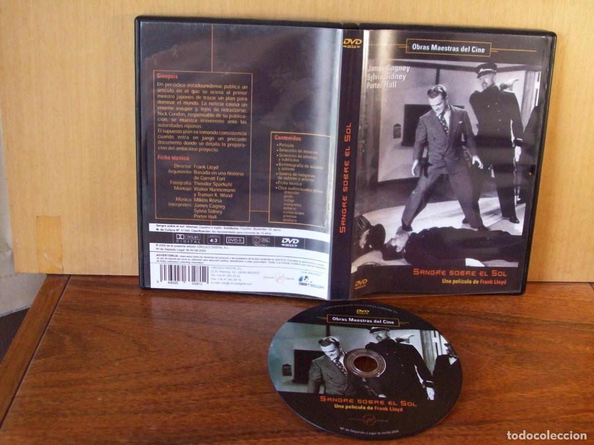 Cine: SANGRE SOBRE EL SOL - JAMES CAGNEY - SYLVIA SIDNEY - PORTER HALL - DVD EN BLANCO Y NEGRO