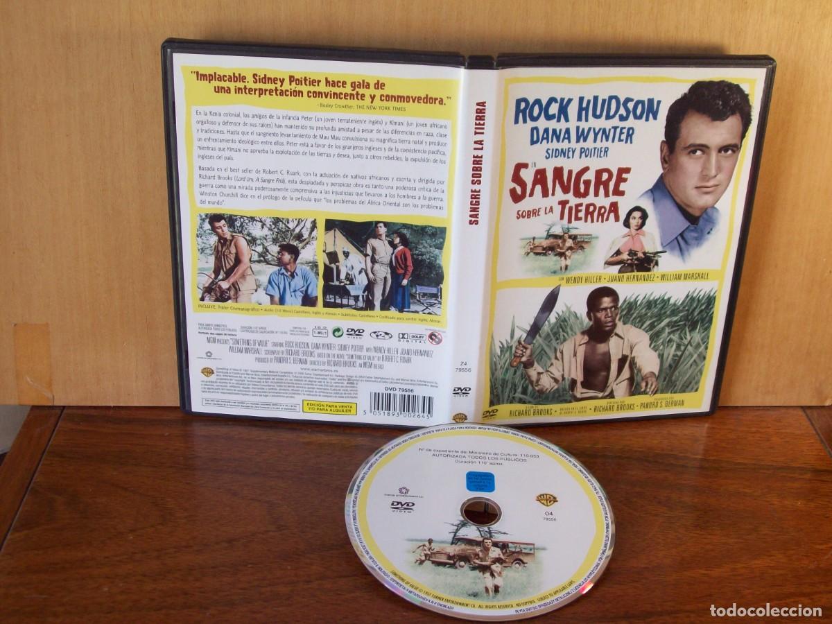 Cine: SANGRE SOBRE LA TIERRA - ROCK HUDSON - DANA WYNTER - SIDNEY POITIER - DVD