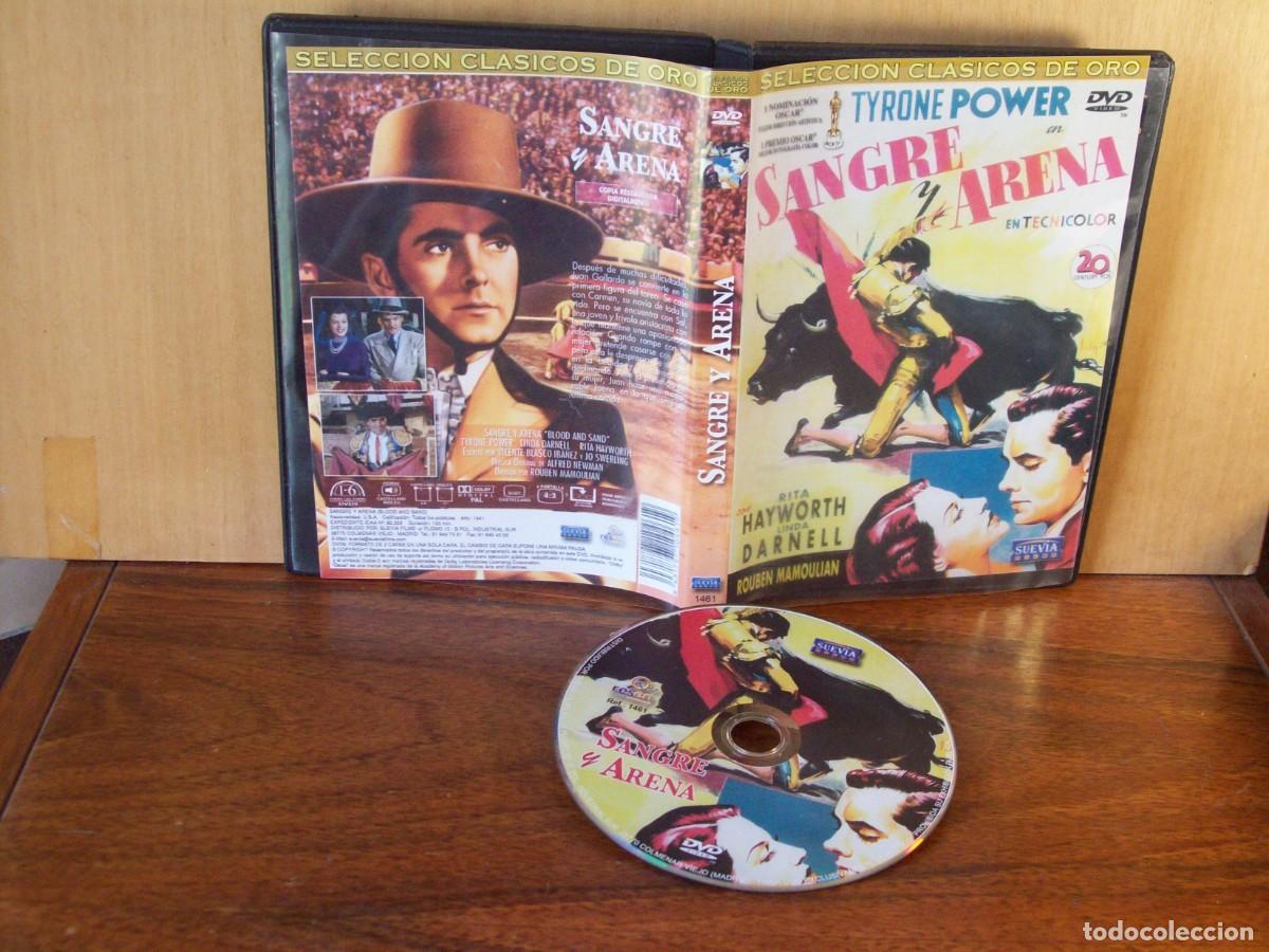 Cine: SANGRE Y ARENA - TYRONE POWER - RITA HAYWORTH - LINDA DARNELL - DVD