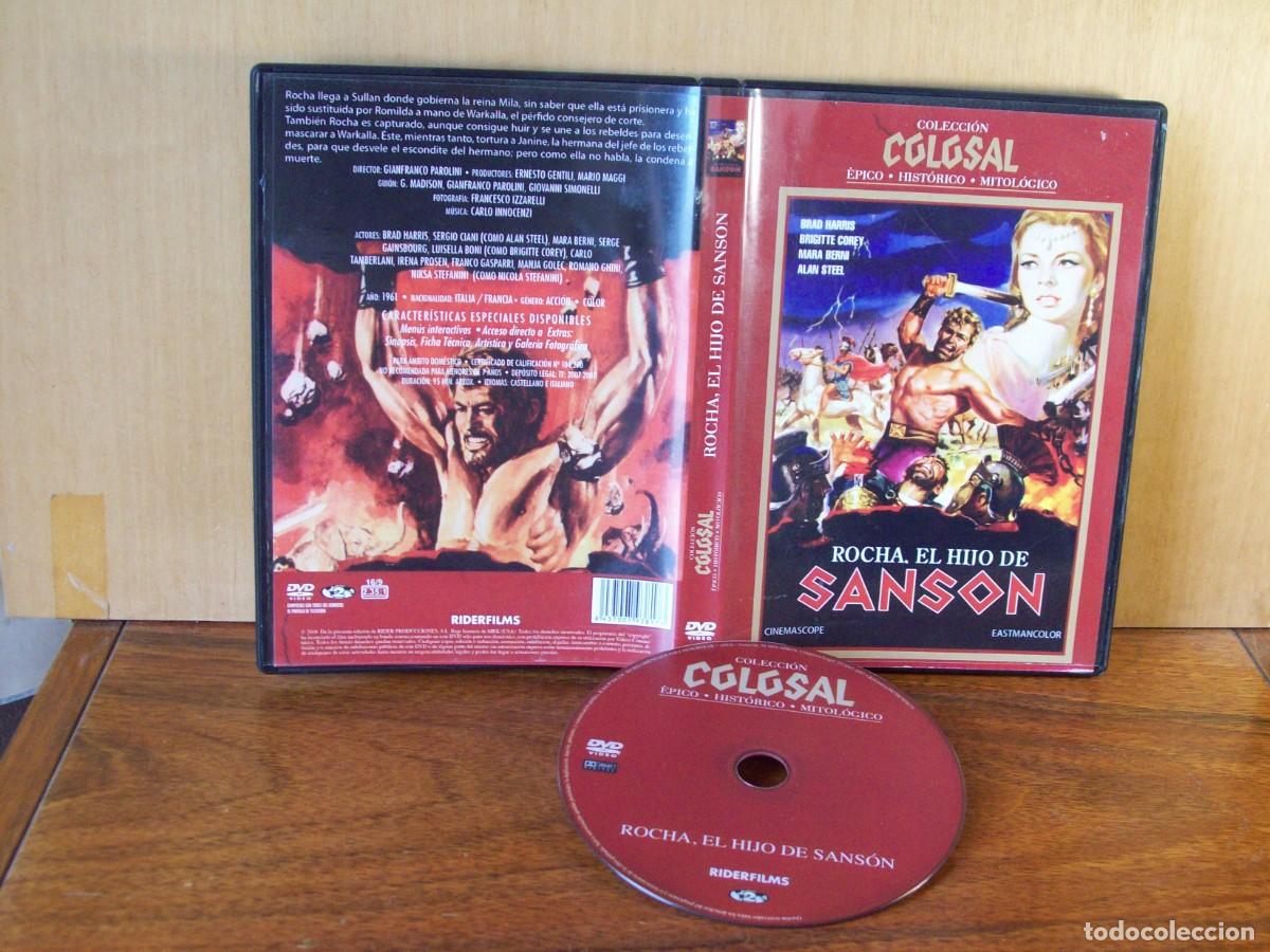 Cine: ROCHA EL HIJO DE SANSON - BRAD HARRIS - BRIGITTE COREY - MARA BERNI - ALAN STEEL - DVD