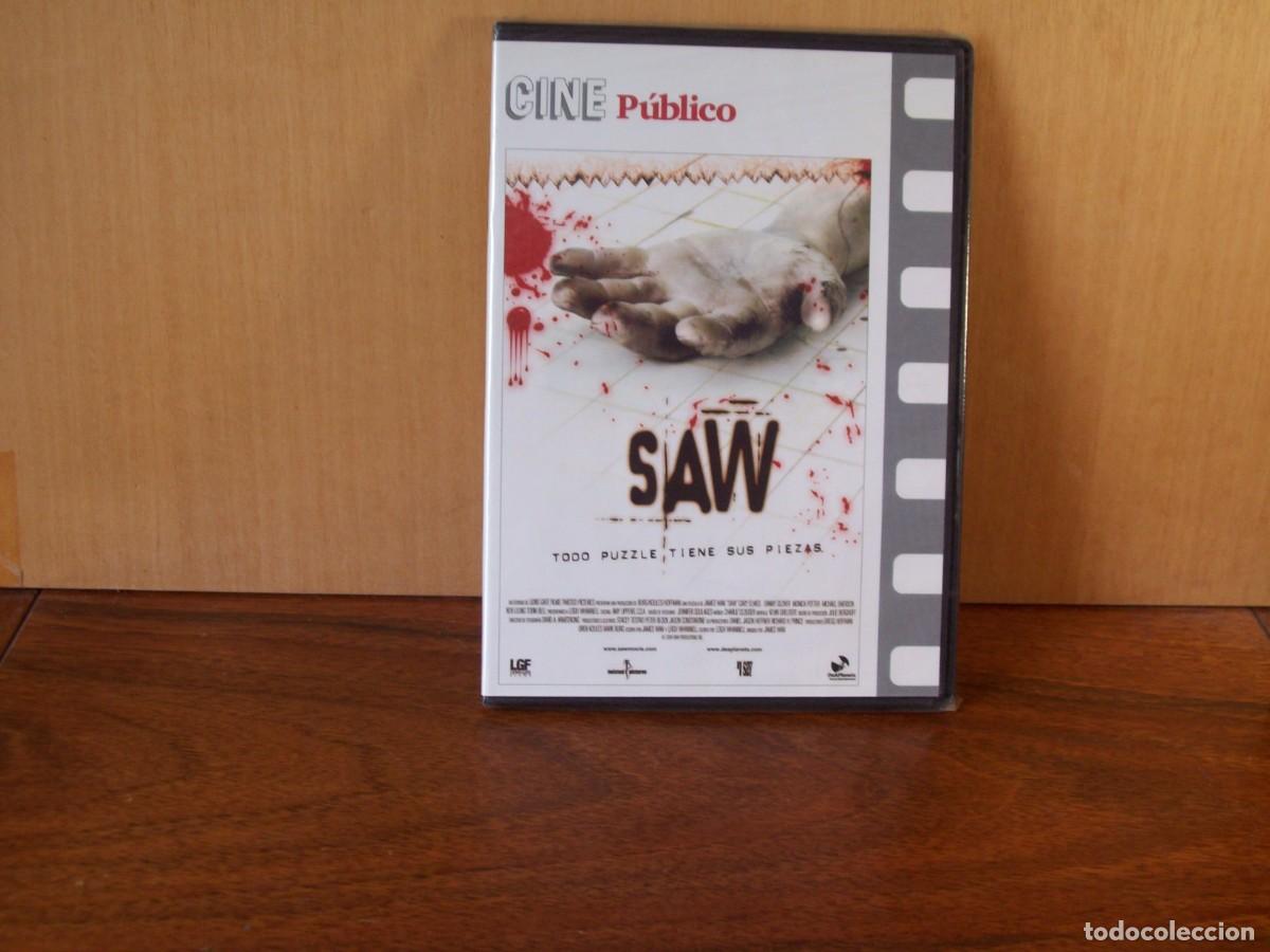 Cine: SAW, TODOPUZZLE, TIENE SUS PIEZAS - CARY ELWES - DANNY GLOVER DVD CAJA FINA NUEVO PRECINTADO
