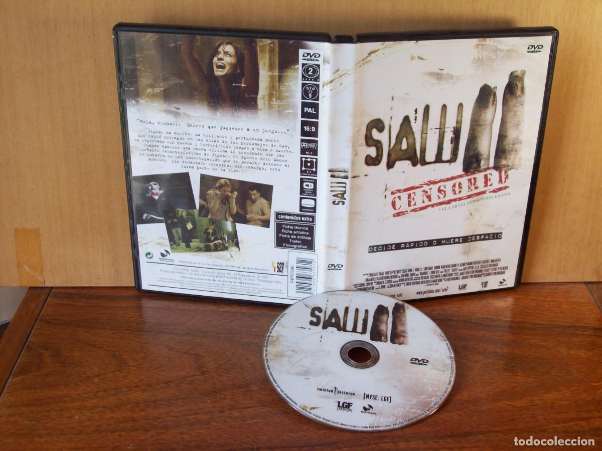 Cine: SAW II CENSORED -DECIDE RAPIDO O MUERE DESPACIO - GLEN PLUMER - DINA MEYER - DVD