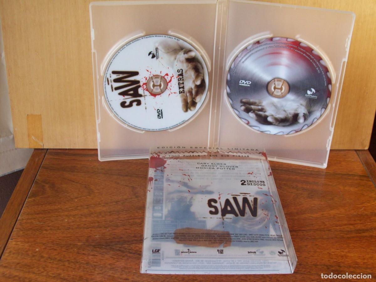 Cine: SAW - TODO PUZZLE TIENE SUS PIEZAS - DOBLE DVD EDICION ESPECIAL LIMITADA EN ESTUCHE PLASTICO