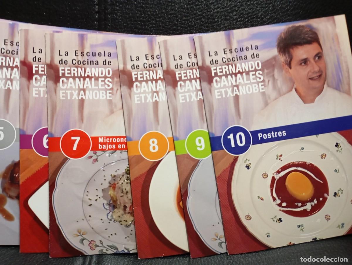 Cine: ESCUELA DE COCINA FERNANDO CANALES ETXANOBE - LOTE DE 9 DVDs - COMPLETA TU COLECCION POR 0,60 EURS