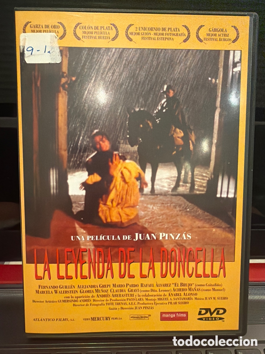 Cin&eacute;ma: DVD LA LEYENDA DE LA DONCELLA - FERNANDO GUILLEN, ALEJANDRA GREPI, MARIO PARDO