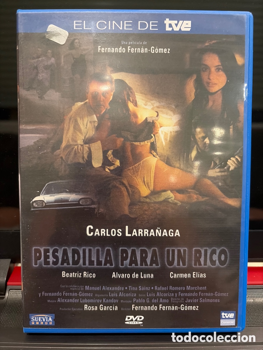 Cin&eacute;ma: DVD PESADILLA PARA UN RICO - CARLOS LARRA&Ntilde;AGA, BEATRIZ RICO, ALVARO DE LUNA, CARMEN ELIAS