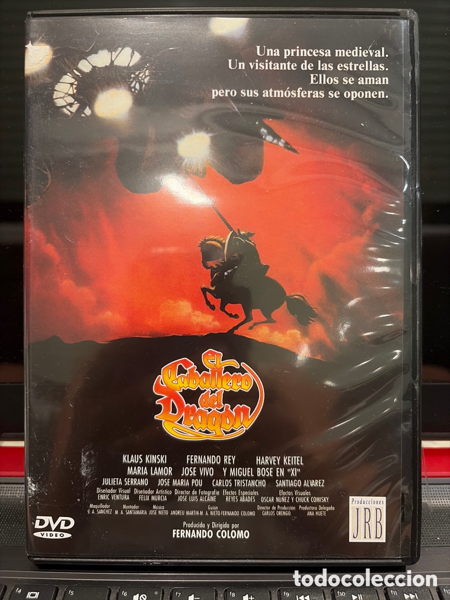 Cin&eacute;ma: DVD EL CABALLERO DEL DRAGON - KLAUS KINSKI, FERNANDO REY, HARVEY KEITEL, MIGUEL BOSE