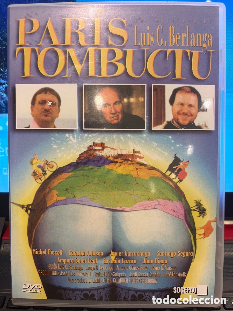 Cine: DVD PARIS TOMBUCTU - LUIS G. BERLANGA, MICHEL PICCOLI, SANTIAGO SEGURA, CONCHA VELASCO, JAVIER GURRU
