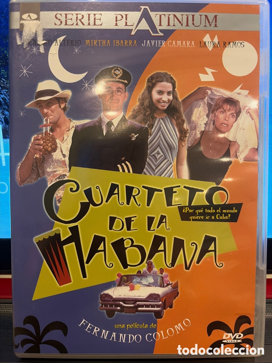 Cine: DVD CUARTETO DE LA HABANA - FERNANDO COLOMO, ERNESTO ALTERIO, MIRTHA IBARRA, JAVIER CAMARA