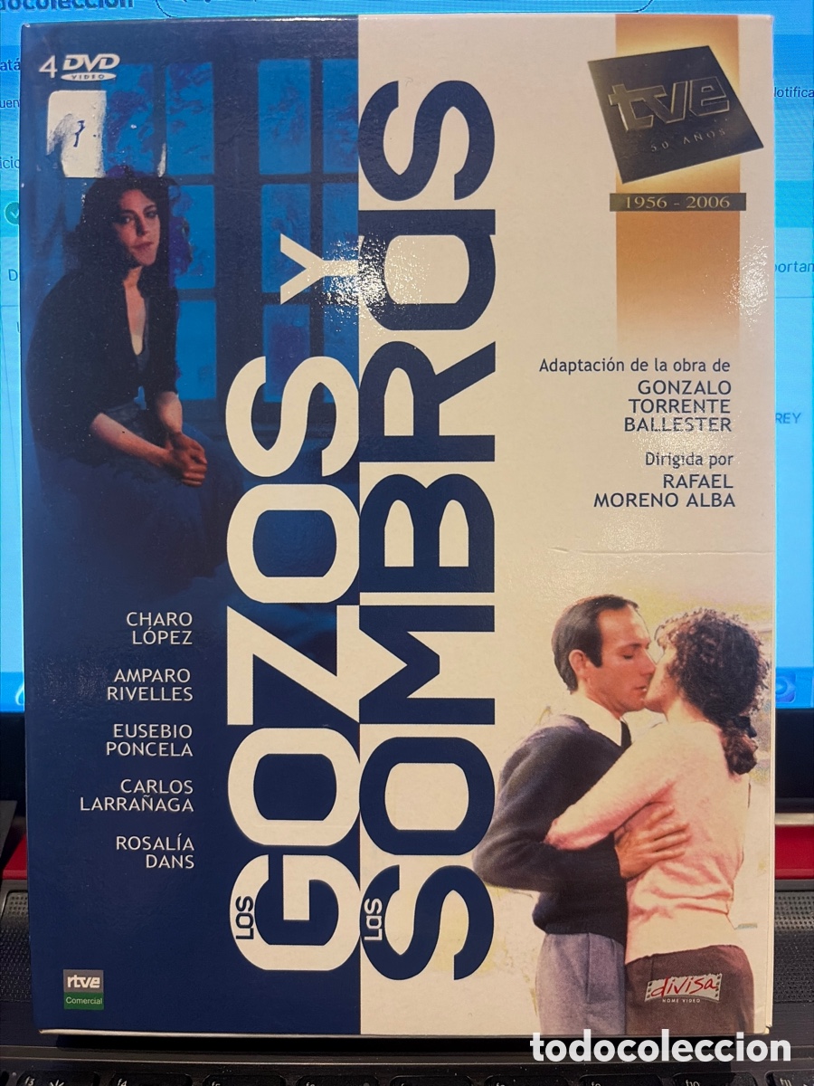 Kino: DVD LOS GOZOS Y LAS SOMBRAS - CHARO LOPEZ, AMPARO RIVELLES, EUSEBIO PONCELA 4 DVD EN PACK