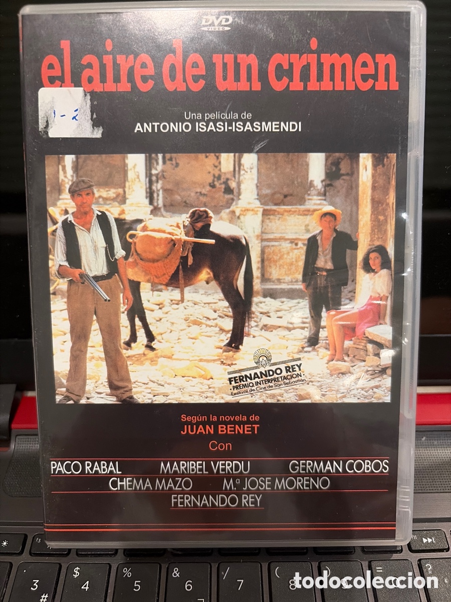 Cine: DVD EL AIRE DE UN CRIMEN - ANTONIO ISASI-ISASMENDI, PACO RABAL, MARIBEL VERDU, FERNANDO REY