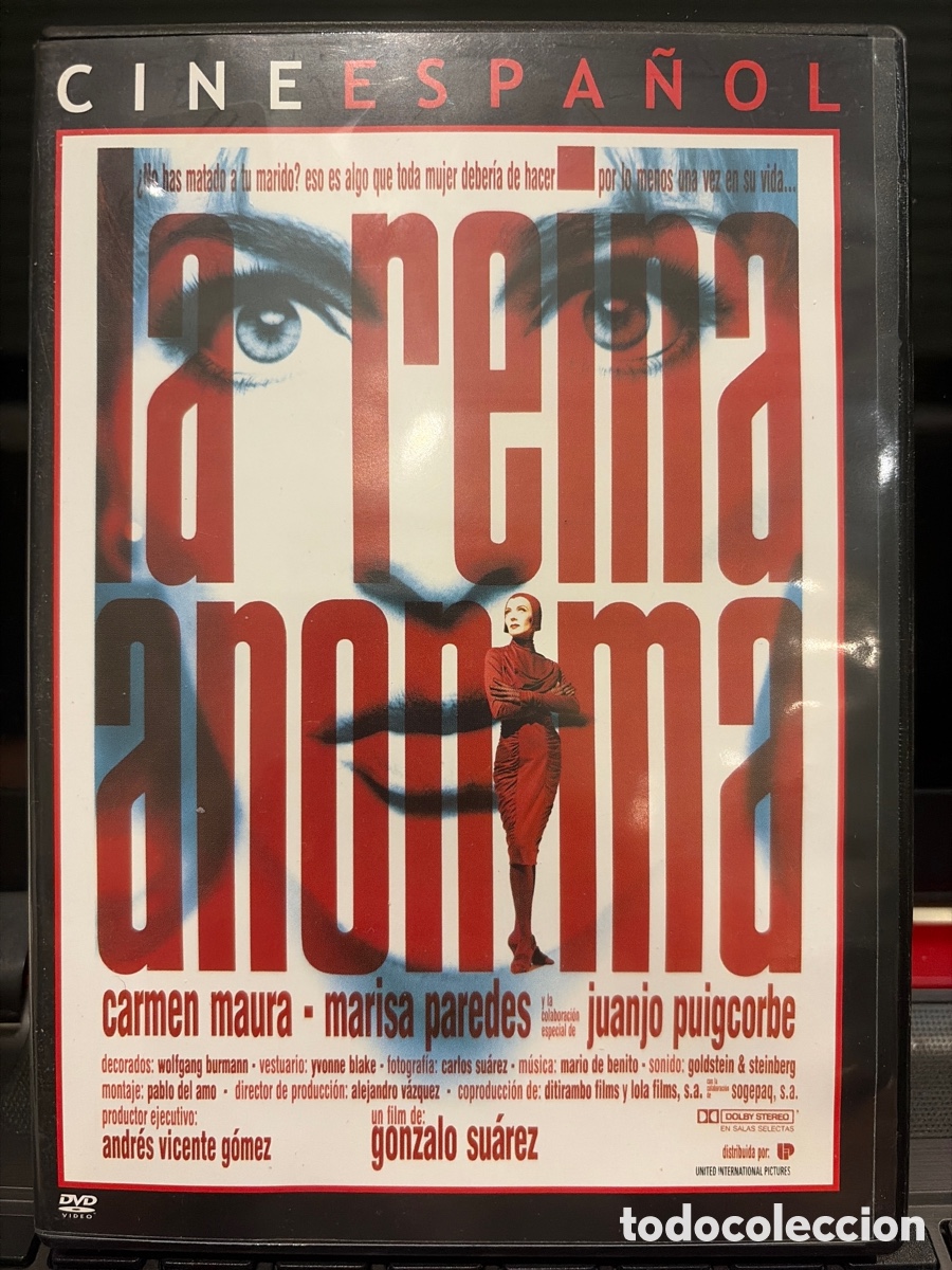 Cinema: DVD LA REINA ANONIMA - CARMEN MAURA, MARISA PAREDES, JUANJO PUIGCORBE, GONZALO SUAREZ