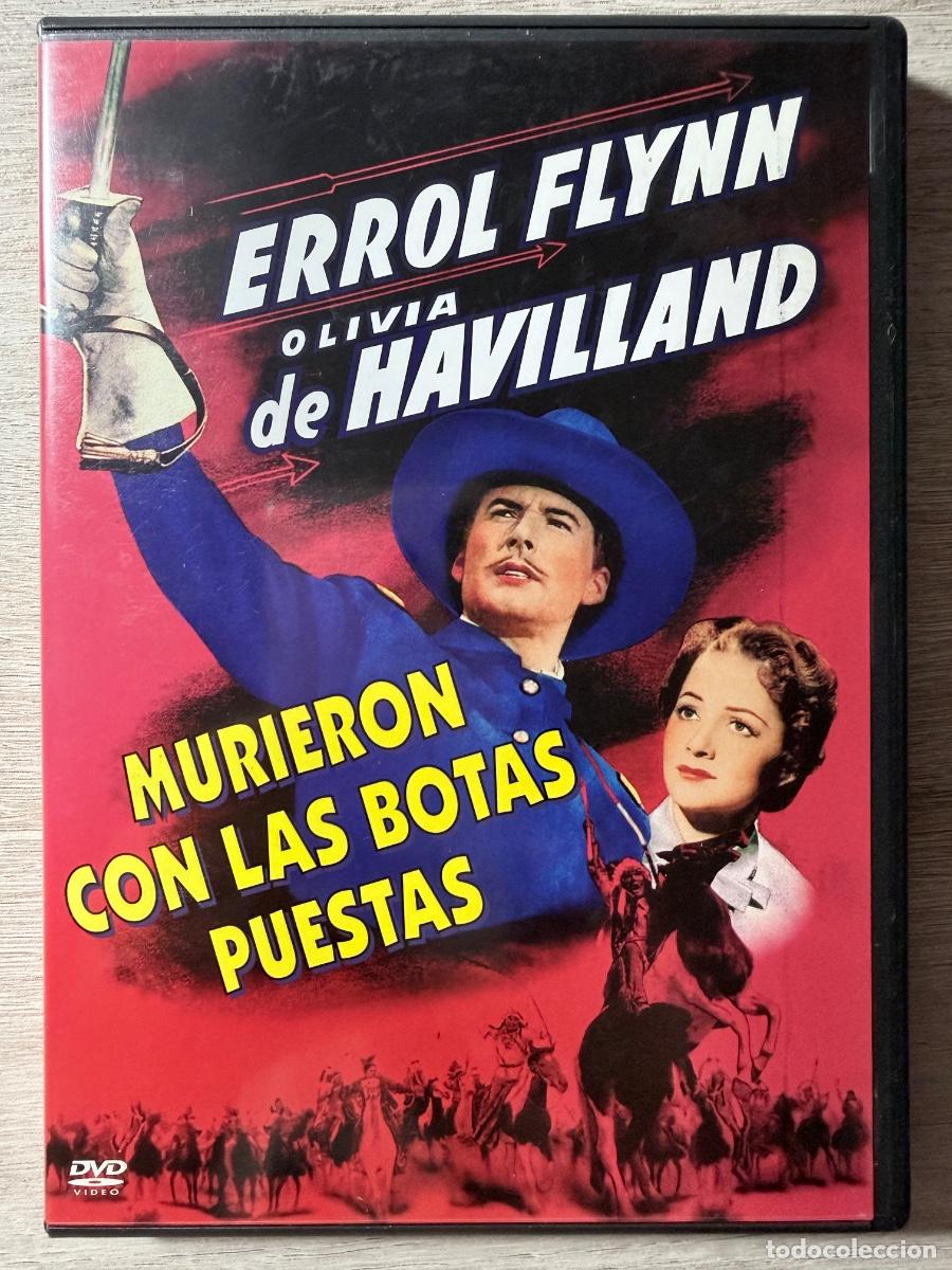 Cine: MURIERON CON LAS BOTAS PUESTAS (They Died With Their Boots On) (DVD) Errol Flynn - Olivia de