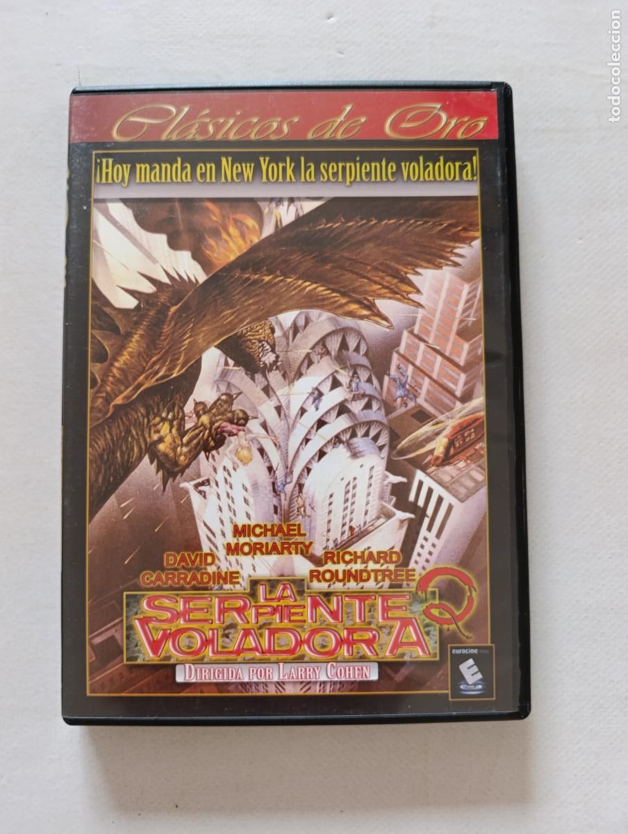 Cine: DVD LA SERPIENTE VOLADORA - DAVID CARRADINE, MICHAEL MORIARTY (236)