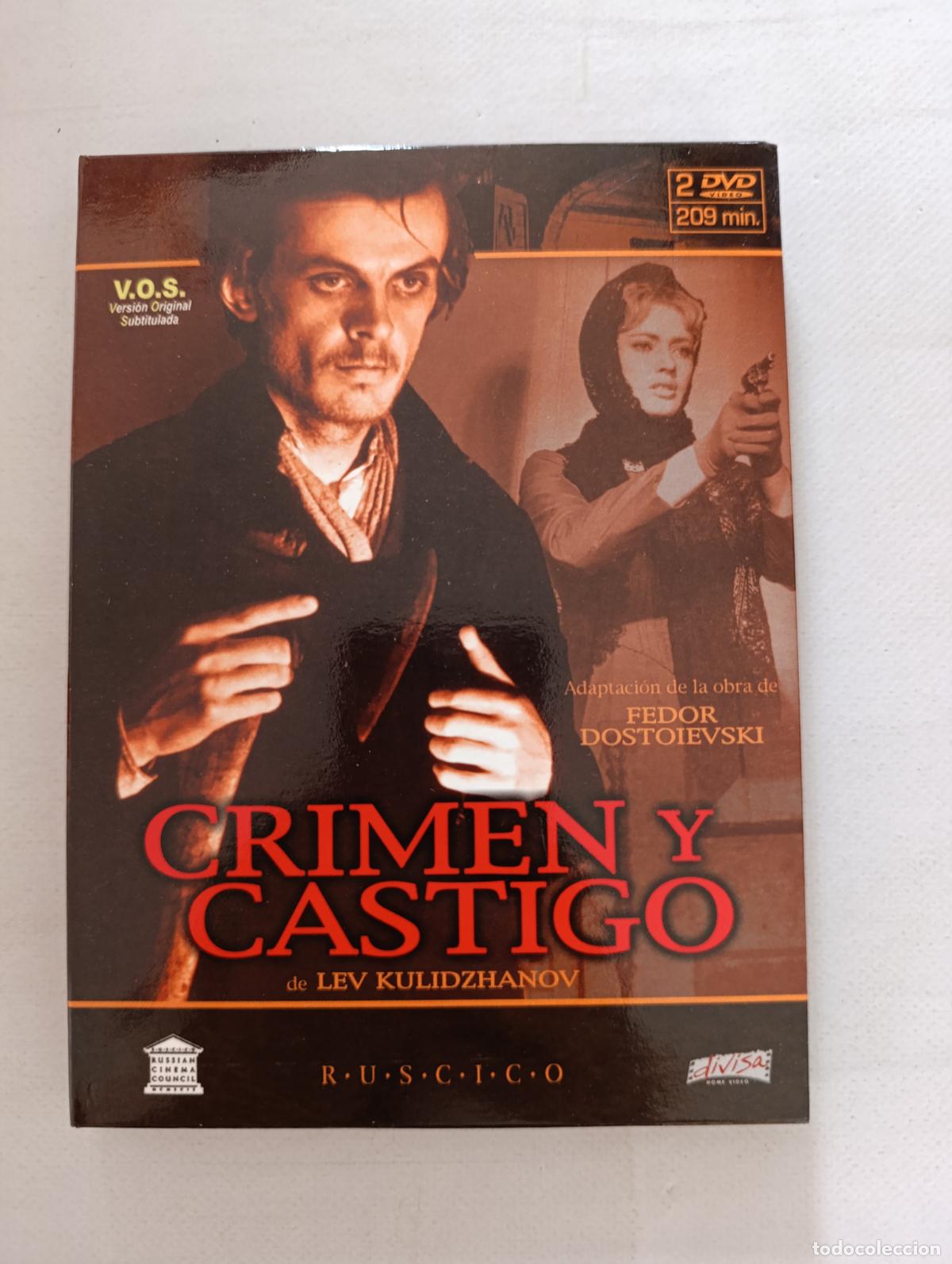Cine: DVD CRIMEN Y CASTIGO - LEV KULIDZHANOV - VERSION ORIGINAL SUBTITULADA - 2 DISCOS (276w)