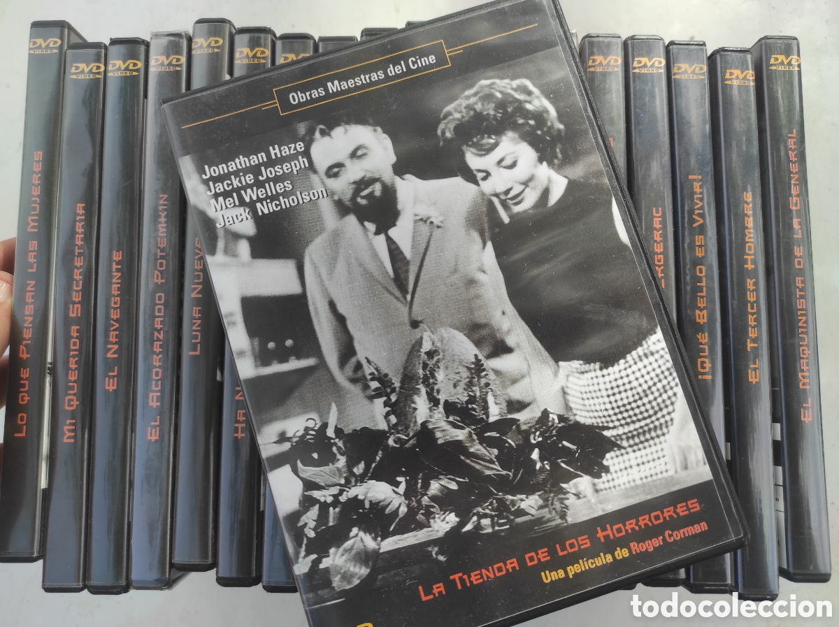Cine: Lote de 19 pel&iacute;culas cl&aacute;sicas DVD. Obras Maestras del Cine