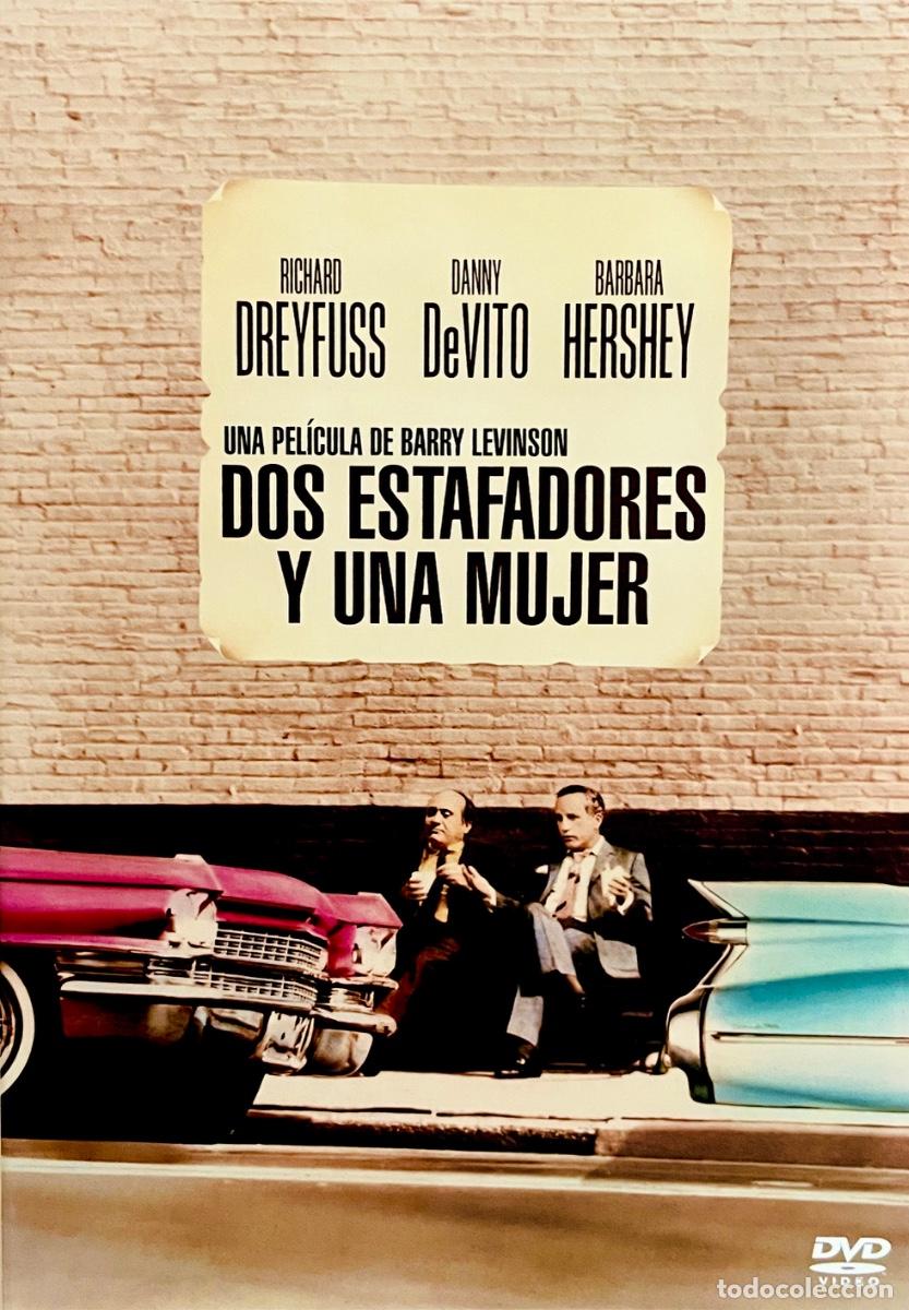 Cine: DOS ESTAFADORES Y UNA MUJER. Richard Dreyfuss. Danny de Vito. B&aacute;rbara Hershey. Levinson. CASI NUEVO.