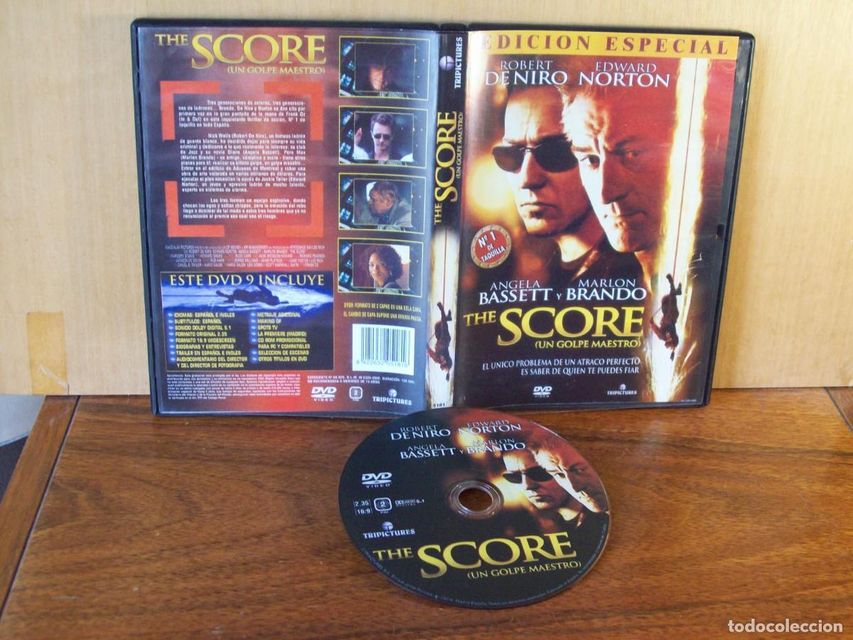 Cine: THE SCORE (UN GOLPE MAESTRO) - ROBERT DE NIRO - EDWARD NORTON - DVD EDICION ESPECIAL
