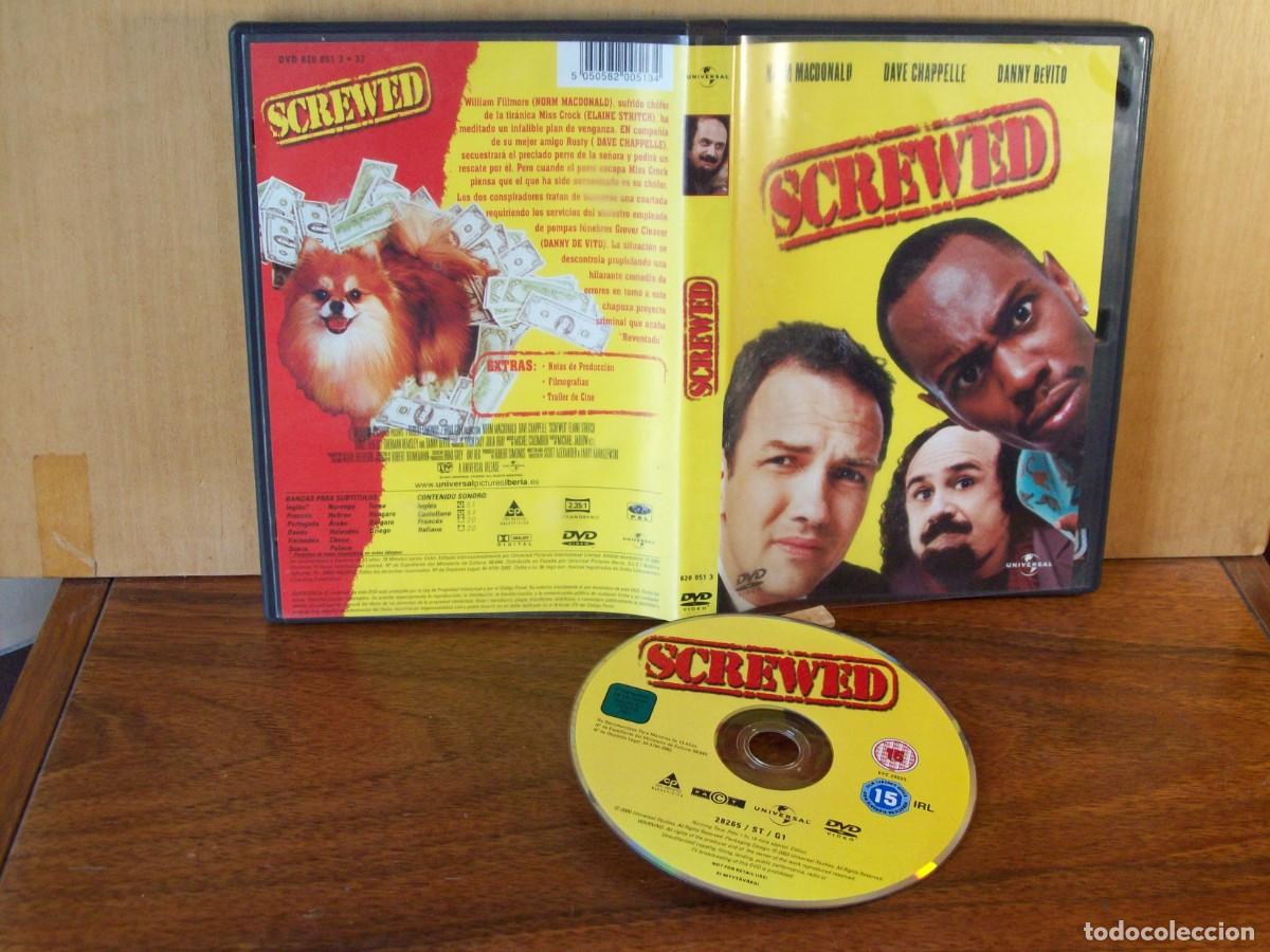 Cine: SCREWED - NORM MACDONALD -DAVE CHAPELLE - DANNY DE VITO - DVD