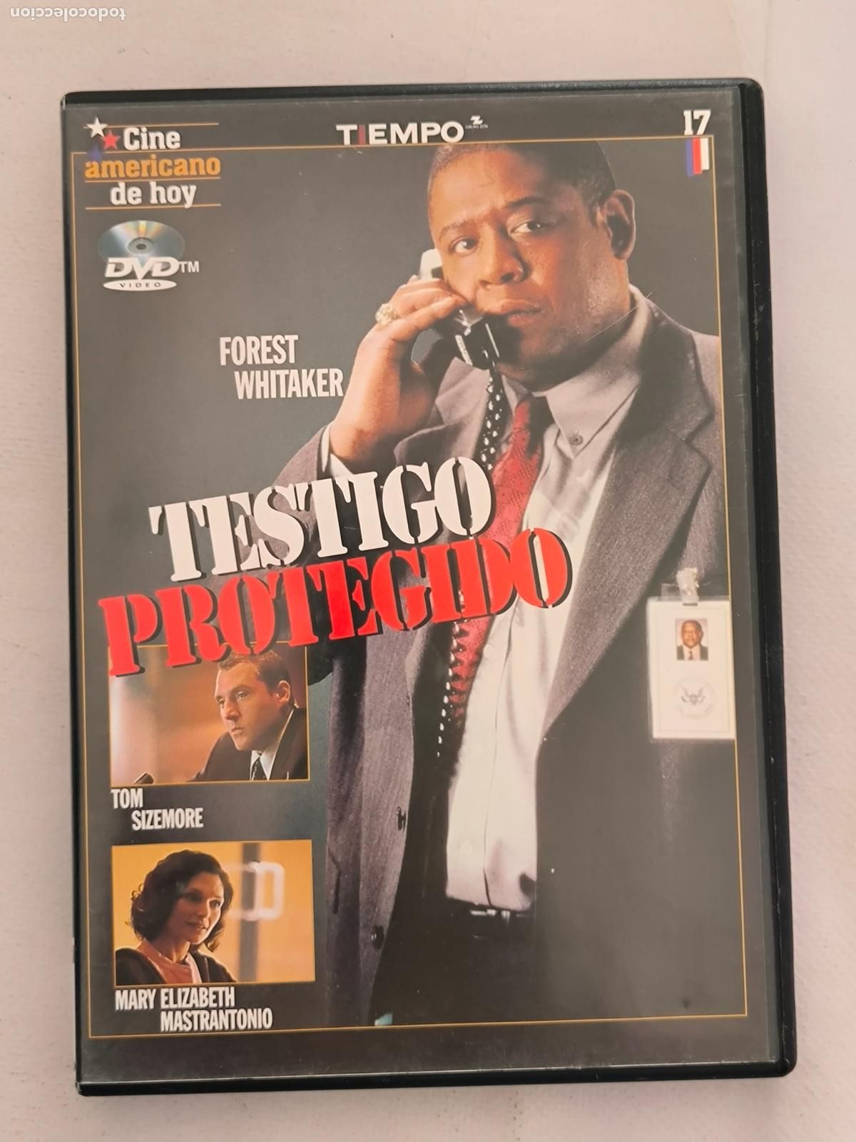 Cine: DVD TESTIGO PROTEGIDO - FOREST WHITAKER (319)