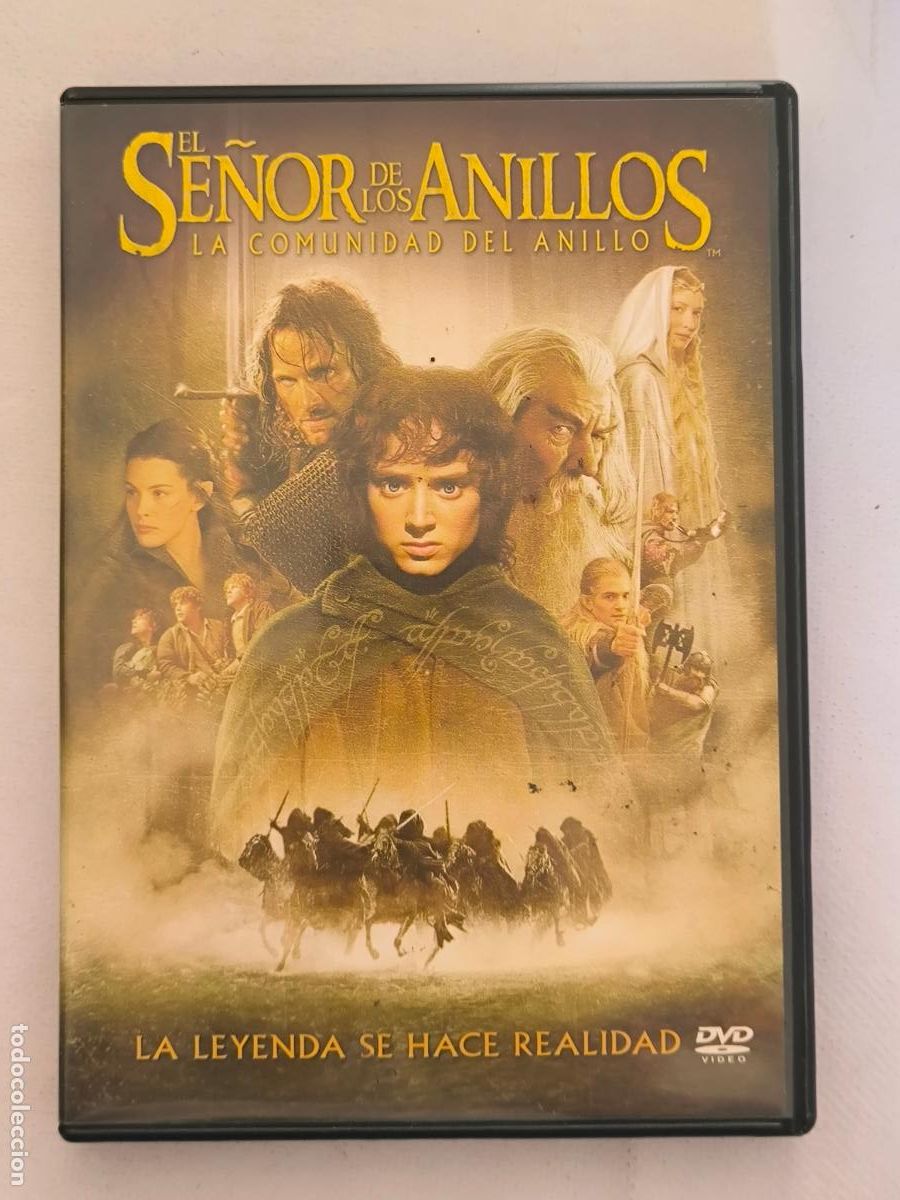 Cine: DVD EL SE&Ntilde;OR DE LOS ANILLOS - LA COMUNIDAD DEL ANILLO - 2 DISCOS (319)