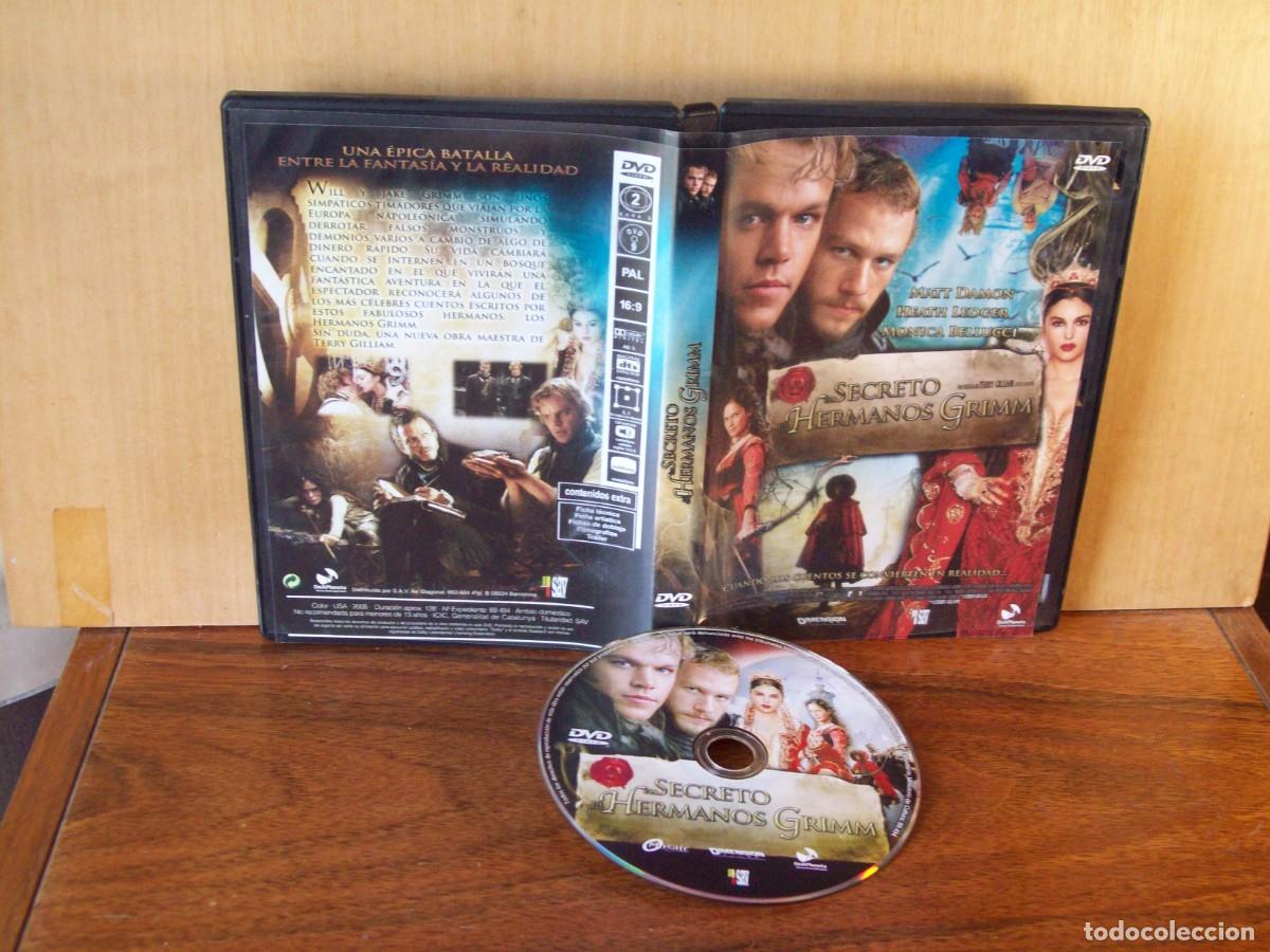 Cine: EL SECRETO DE LOS HERMANOS GRIMM- MATT DAMON - HEATH LEDGER - MONICA BELLUCCI - DVD
