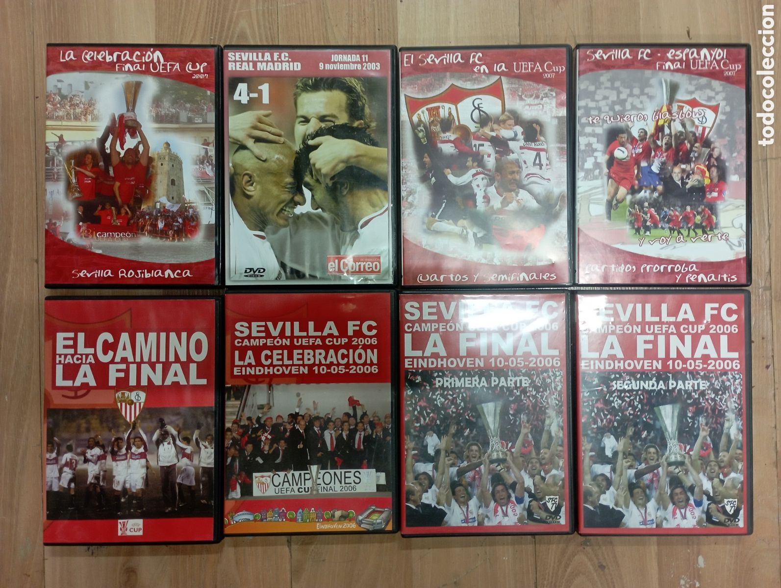 Cine: lote 9 DVD Sevilla FC