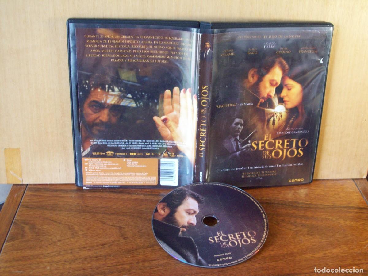 Cine: EL SECRETO DE SUS OJOS - SOLEDAD VILLAMIL - PABLO RAGO - RICARDO DARIN - JAVIER GODINO - DVD