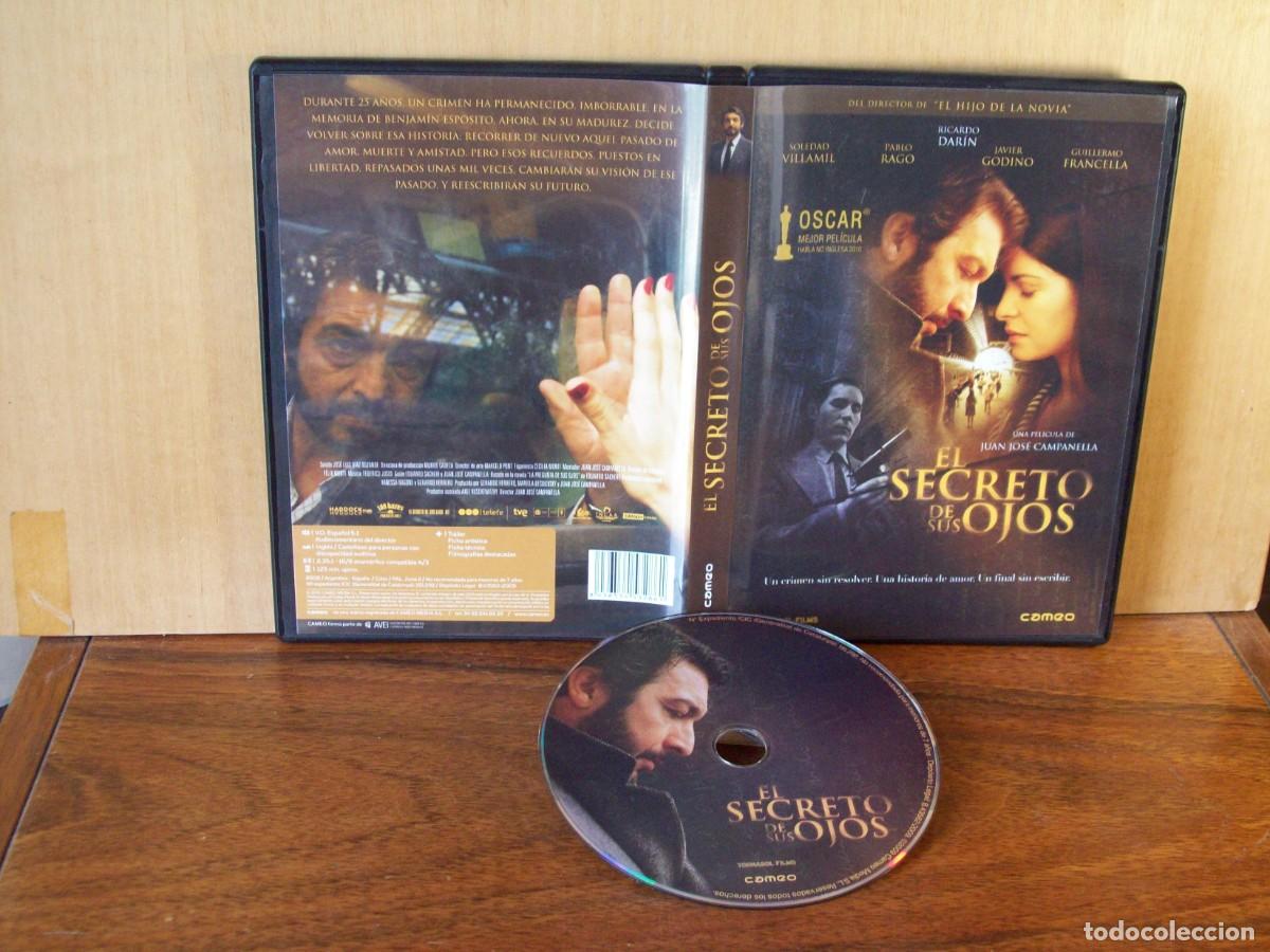 Cine: EL SECRETO DE SUS OJOS - RICARDO DARIN - SOLEDAD VILLAMIL - PABLO RAGO -JAVIER GODINO - DVD