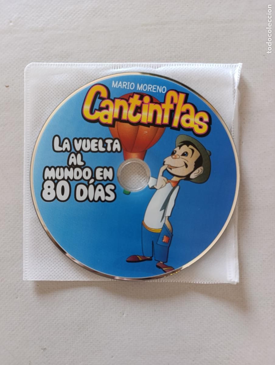Cine: DVD LA VUELTA AL MUNDO EN 80 DIAS - MARIO MORENO CANTINFLAS - SOLO DISCO, SIN CAJA NI CARATULA (N4)