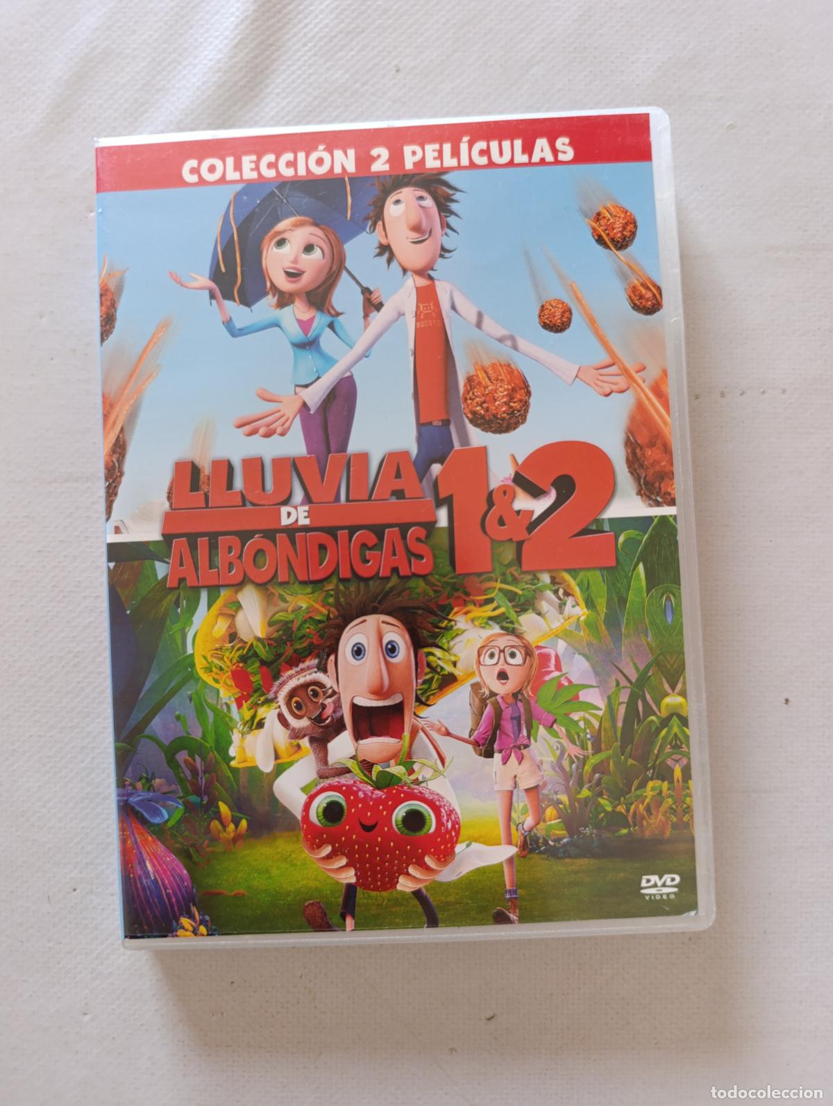 Cine: DVD LLUVIA DE ALBONDIGAS 1 & 2 - 2 PELICULAS, 2 DISCOS (O4)